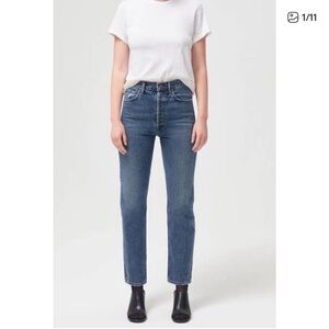 Agolde 90s Pinch Waist Jeans Size 26 in Portrait High Rise Straight Leg Jeans